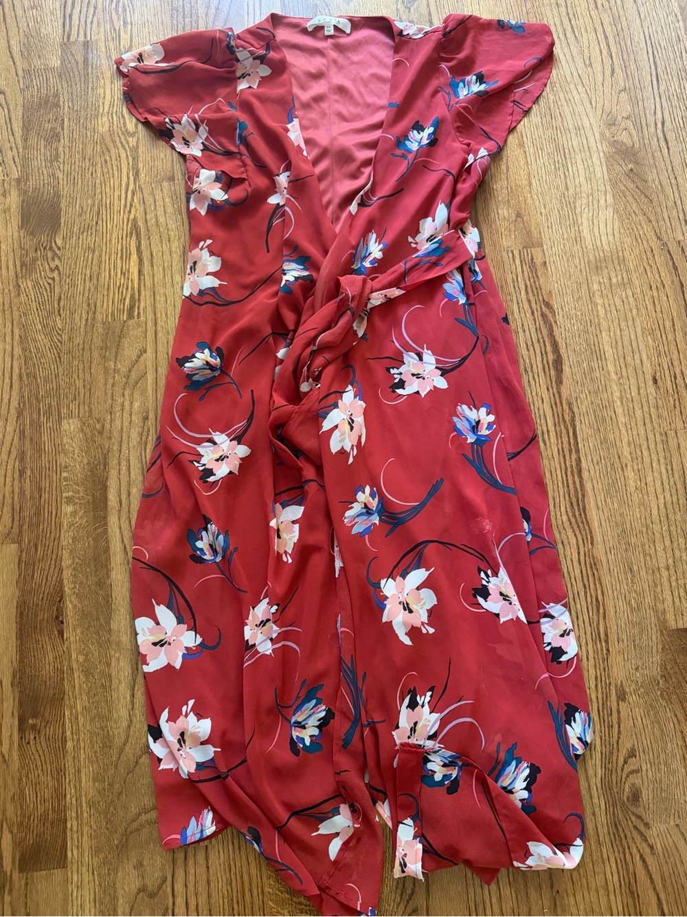 Row A floral wrap dress XXL